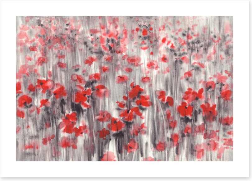 Poppy field haze