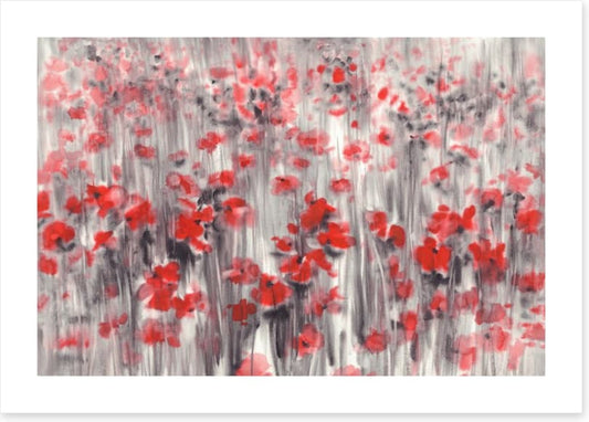 Poppy field haze