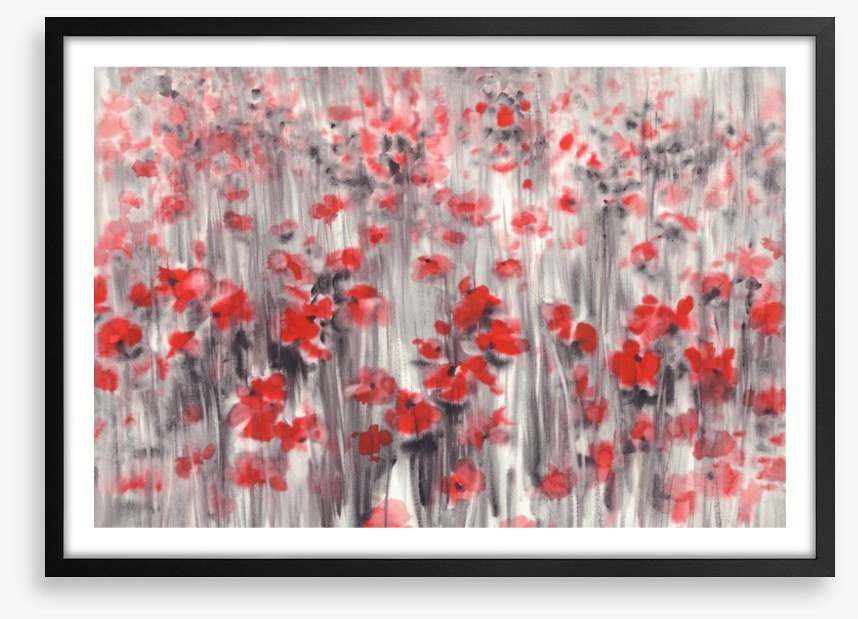 Poppy field haze