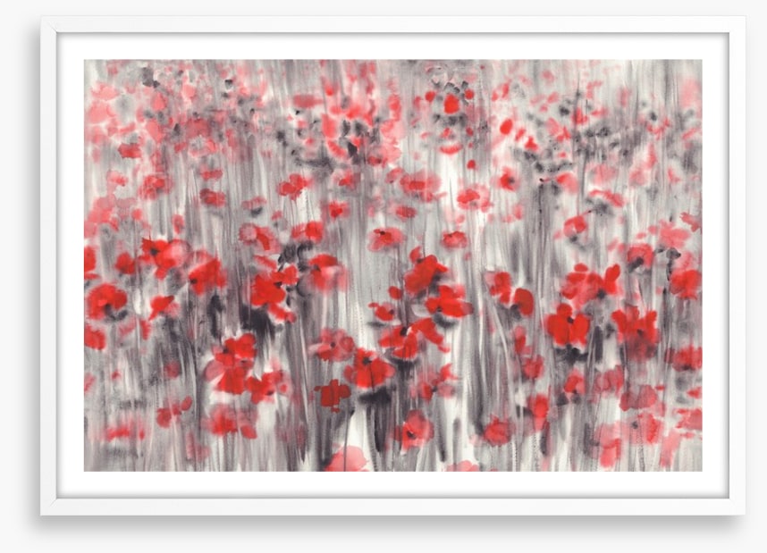 Poppy field haze