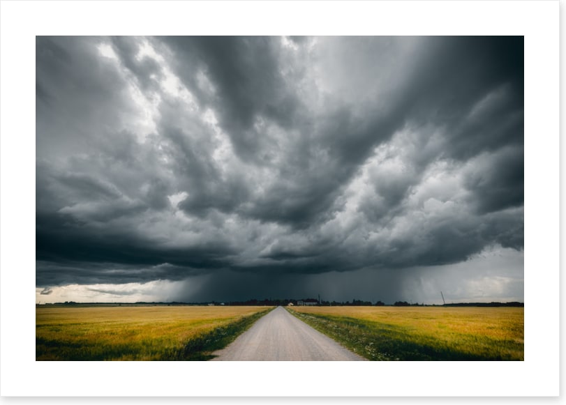 Road to the storm