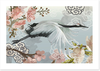 Sakura cloud crane
