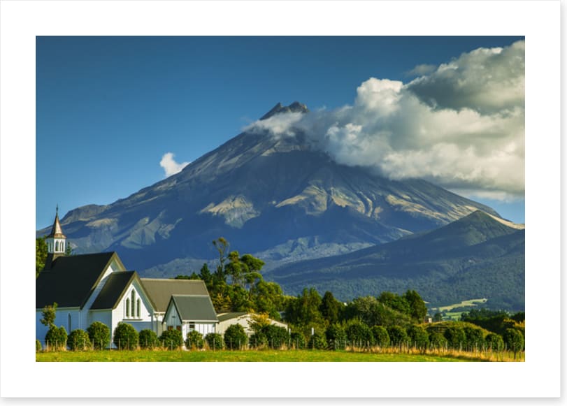 Mount Taranaki church