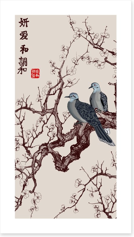 Two turtle doves
