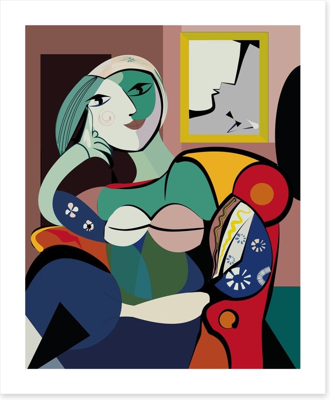 Sitting with Picasso