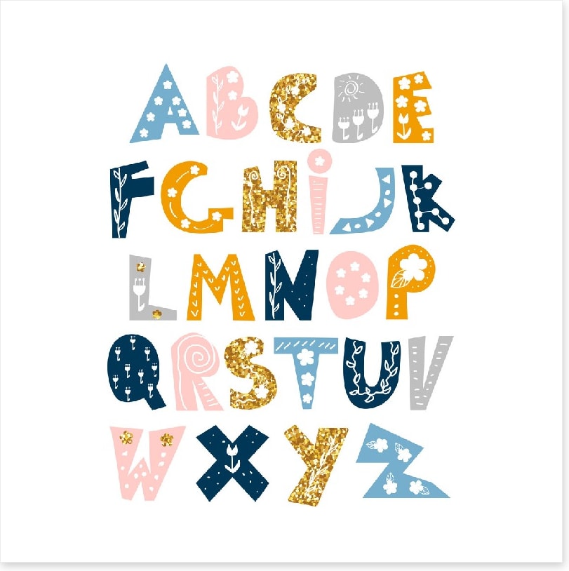 Alphabet and Numbers