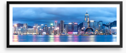 Skyline shimmer panorama
