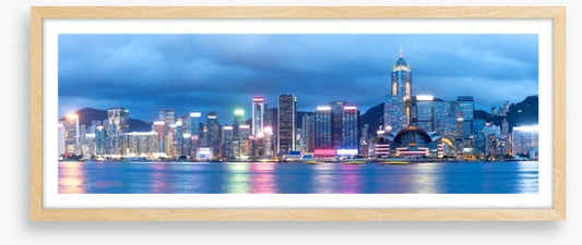 Skyline shimmer panorama
