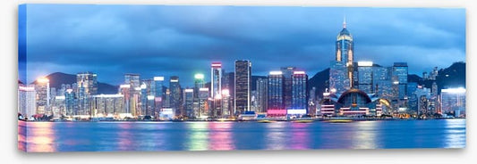Skyline shimmer panorama