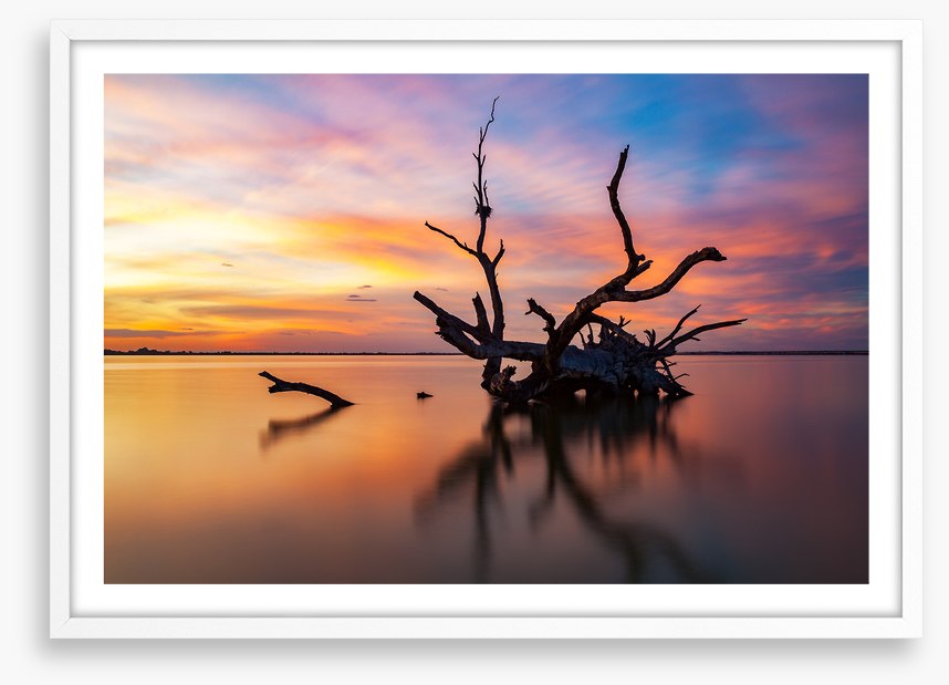 Lake Bonney silhouettes