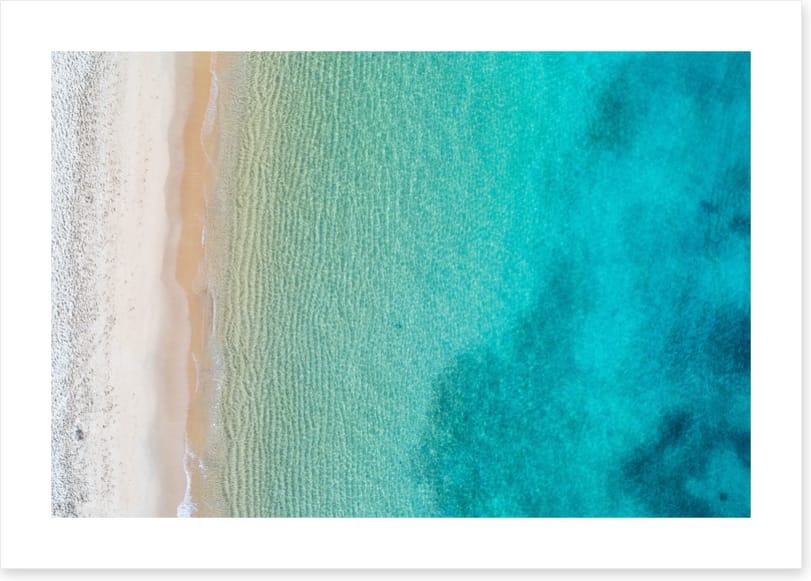 Turquoise ripples