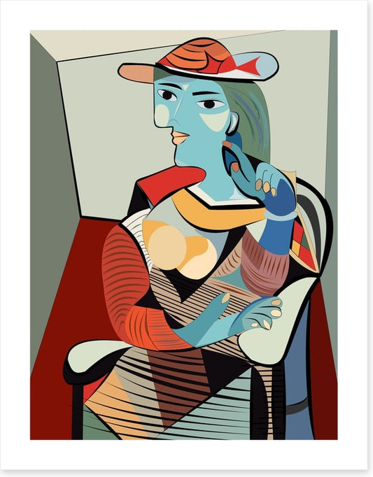 Blue lady