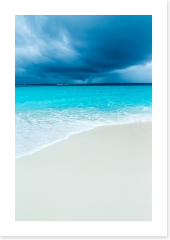 Stormy lagoon