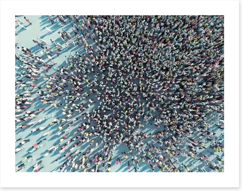Crowded space