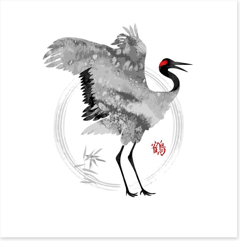 Singing crane