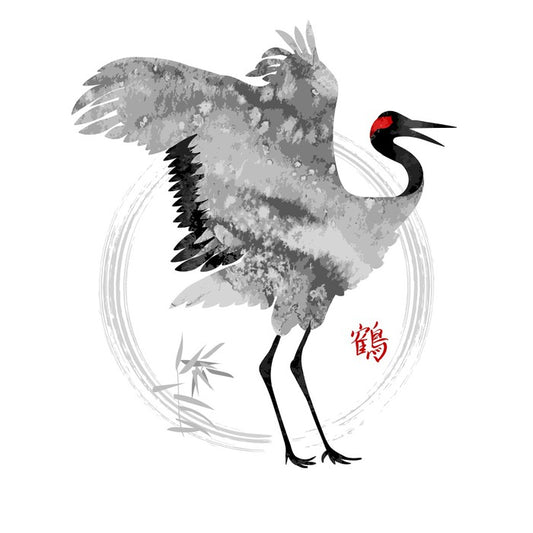 Singing crane