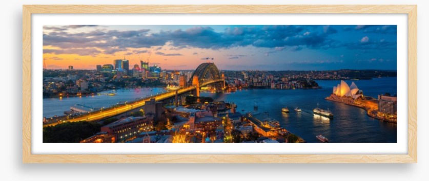 Sydney glow panorama