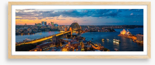 Sydney glow panorama