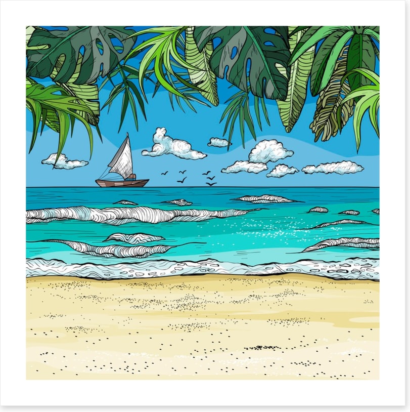 Watching the sailboat