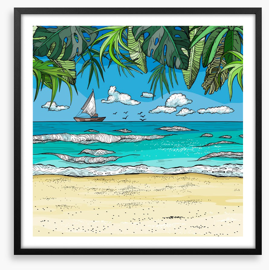 Watching the sailboat