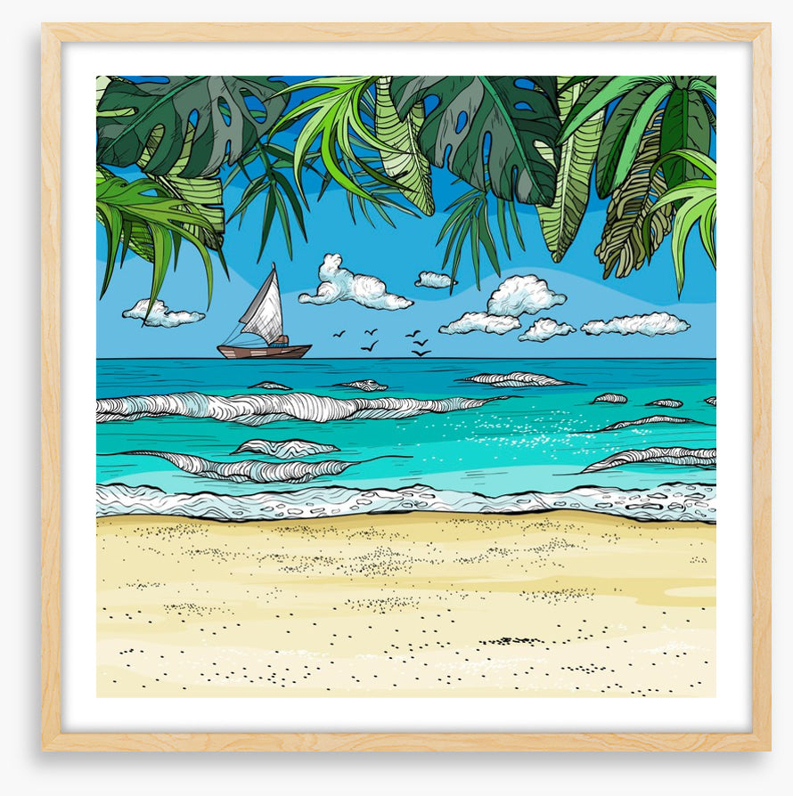 Watching the sailboat