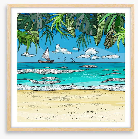 Watching the sailboat