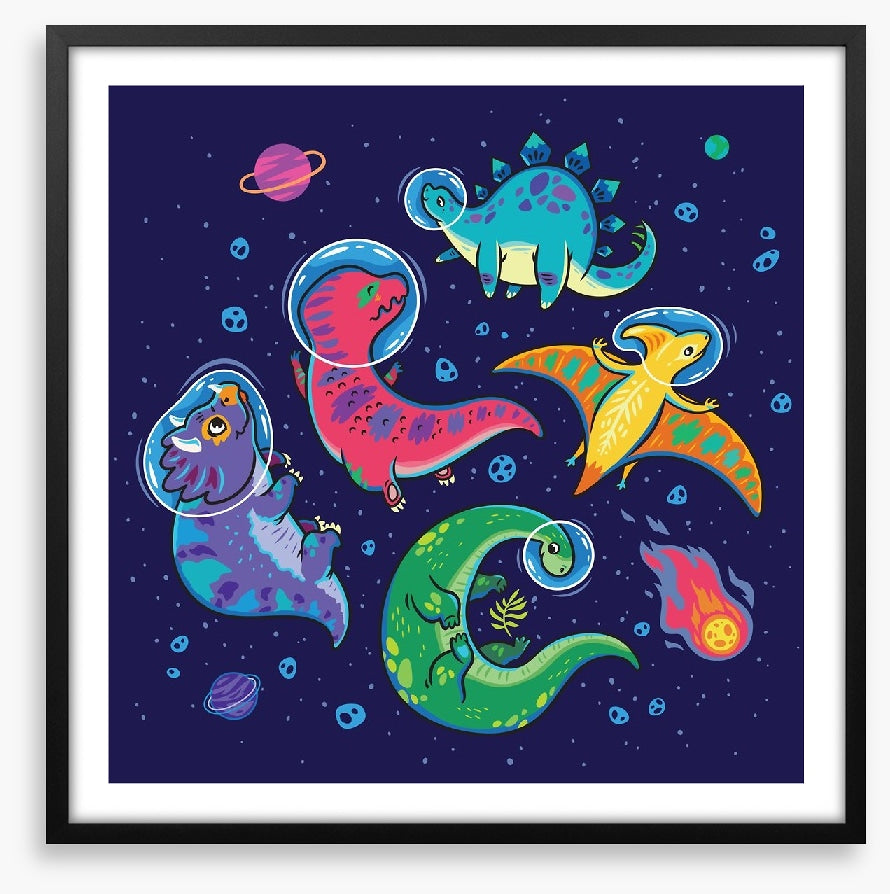 Dinosaurs in space