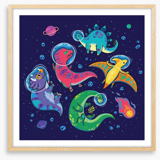 Dinosaurs in space