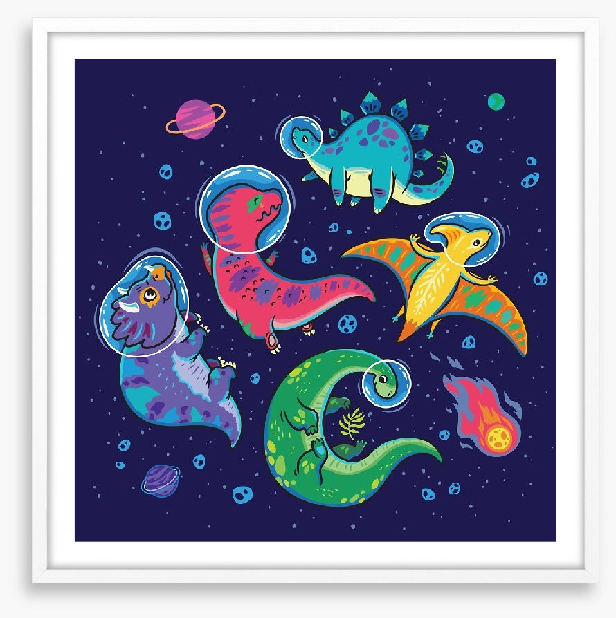 Dinosaurs in space