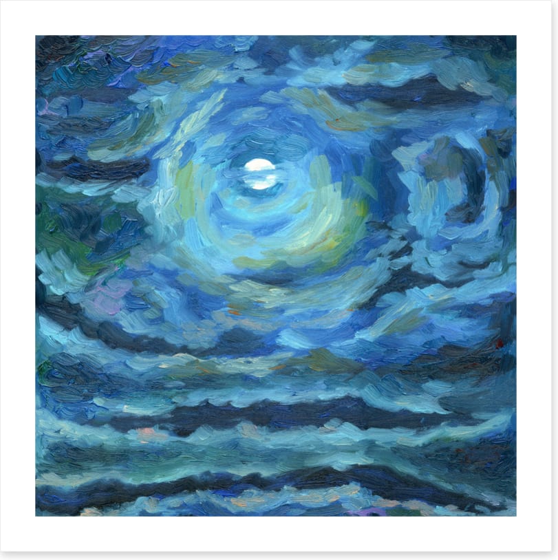 Moonlight clouds
