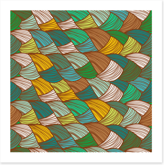 Woven green