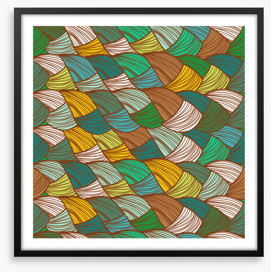 Woven green