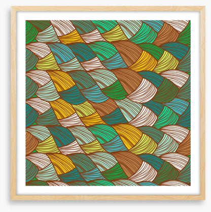 Woven green