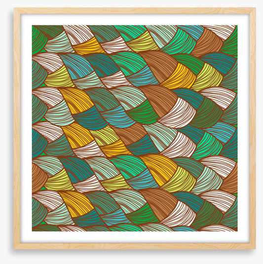 Woven green