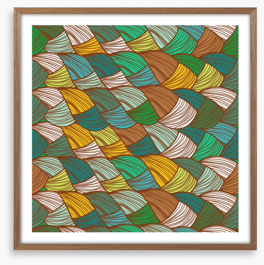 Woven green