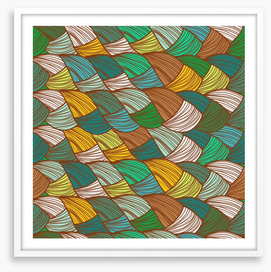 Woven green