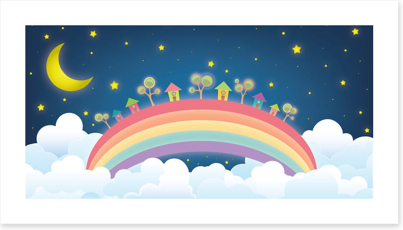 Above the rainbow