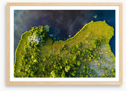 Land on the lake