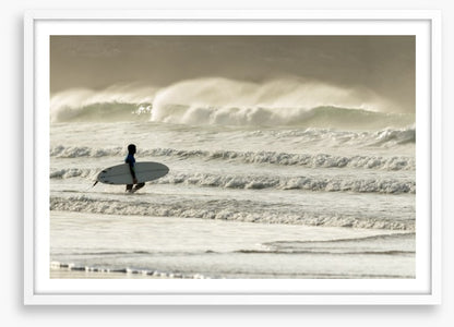 Into the surf