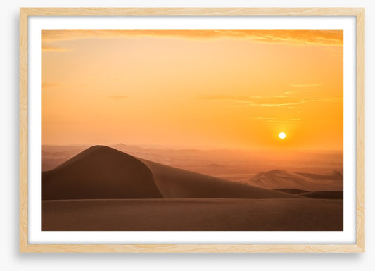 A very sandy sunset