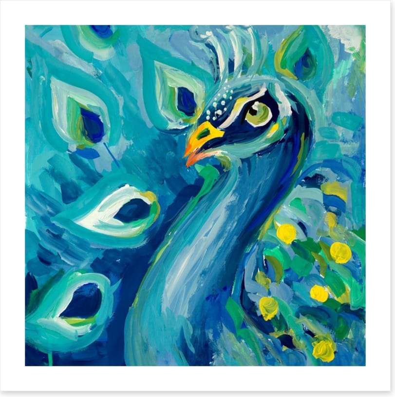 Proud as a peacock