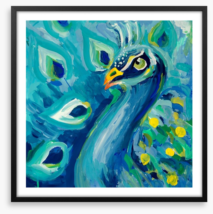 Proud as a peacock