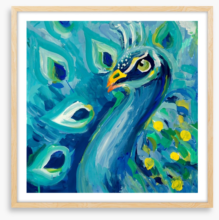 Proud as a peacock