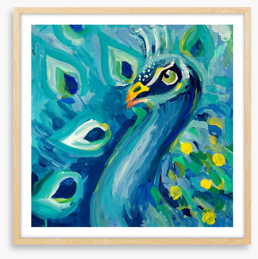 Proud as a peacock