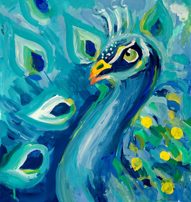 Proud as a peacock
