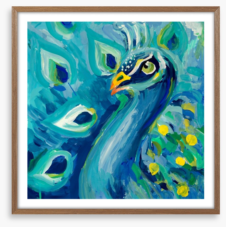 Proud as a peacock