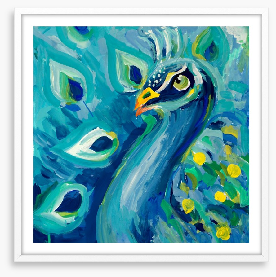 Proud as a peacock