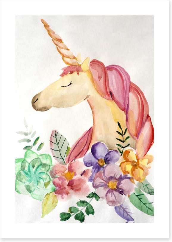 Unicorn sleeps