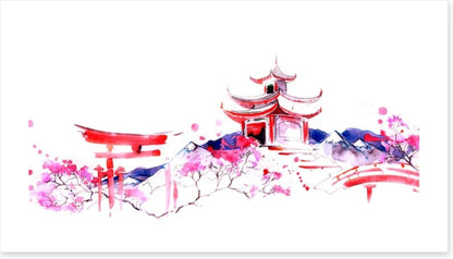 The pink pagoda