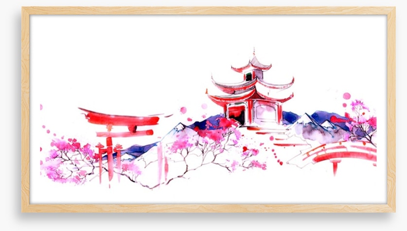 The pink pagoda